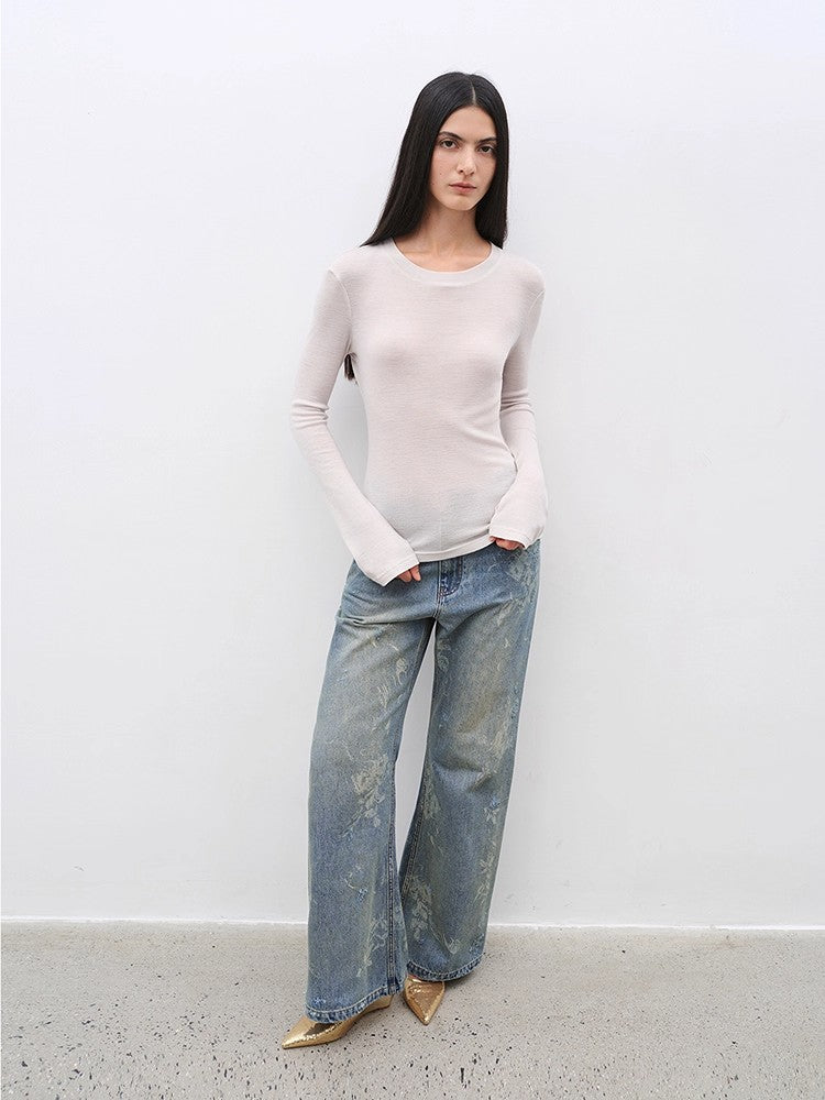 Urban Simplicity White Sweater Firelady Fur