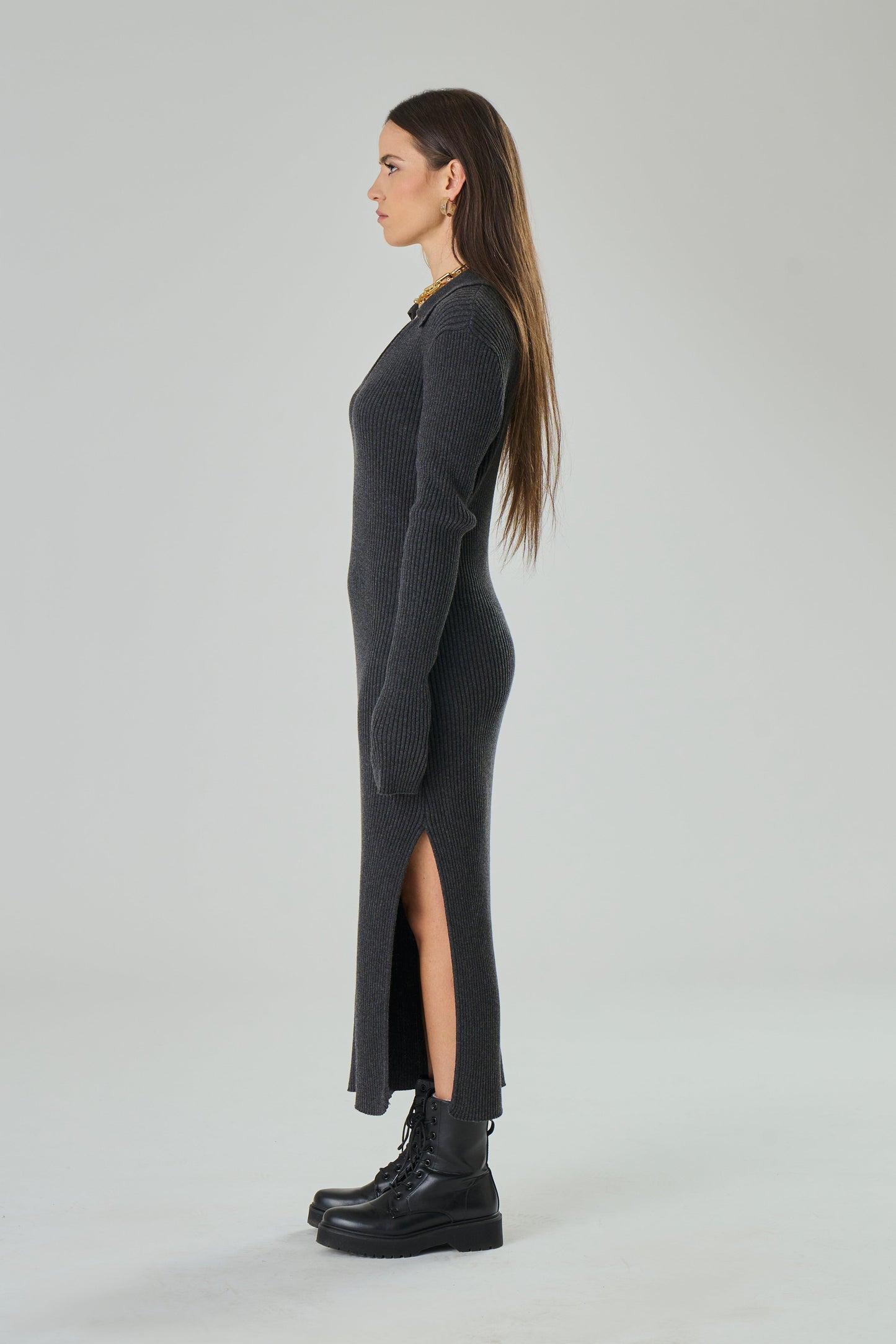 Cashmere-Blend Knit Dress Tenné