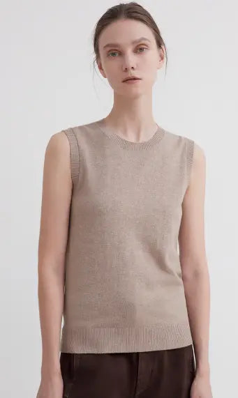 Six Pence Knit Sweater Vest Firelady Fur