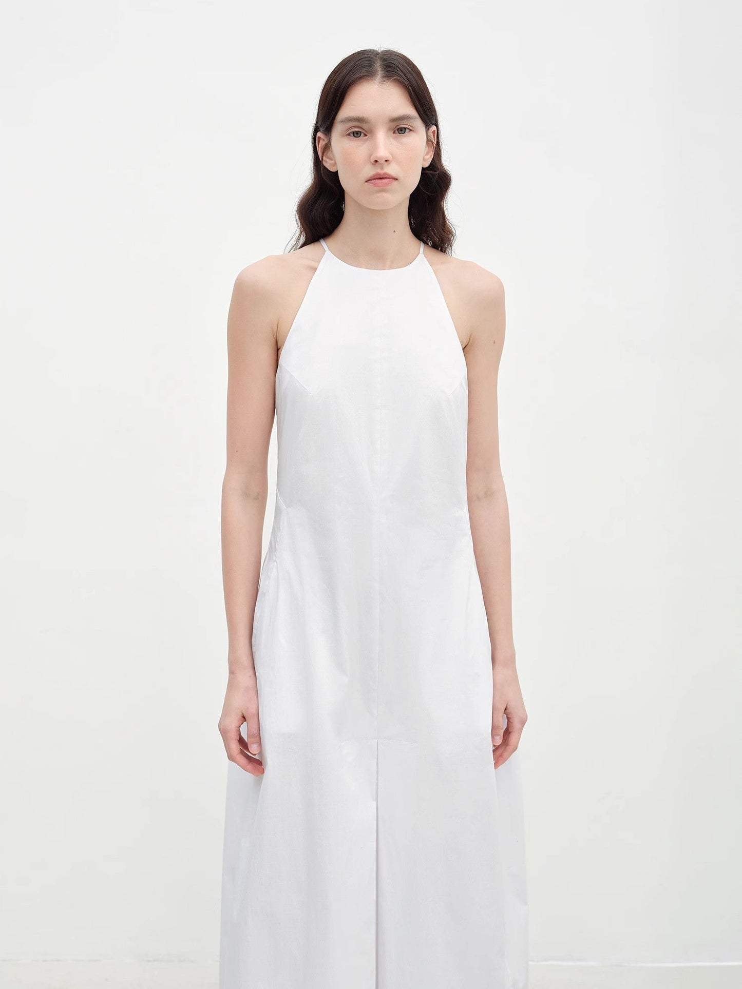 'Piano Music' Halterneck Cocoon Dress Firelady Fur