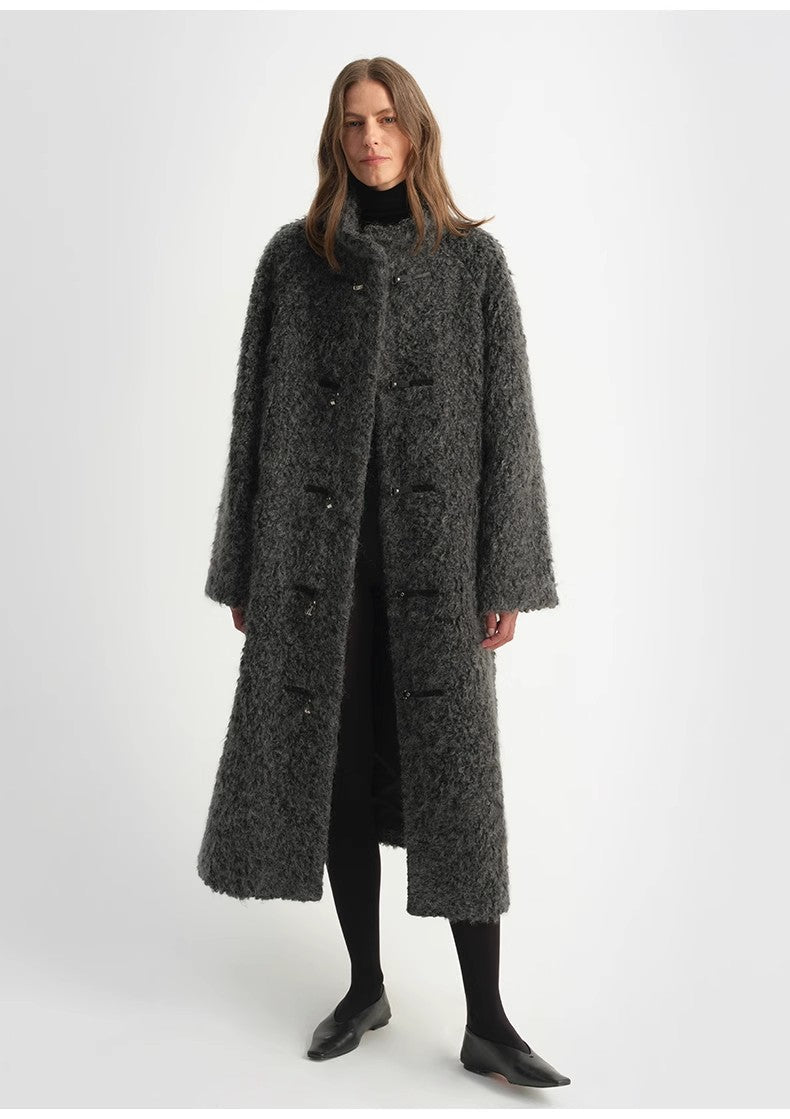 Parisian Affair Long Fur Toggle Coat Firelady Fur