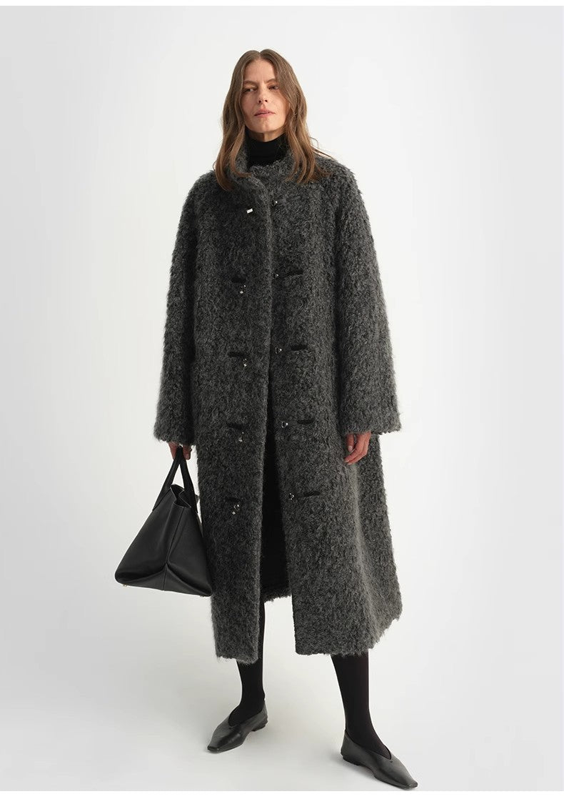 Parisian Affair Long Fur Toggle Coat Firelady Fur