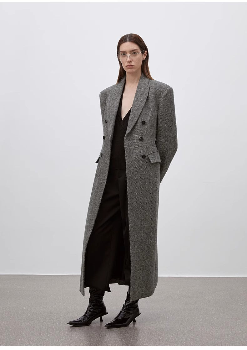'After the Dawn' Waist-Defined Coat Firelady Fur