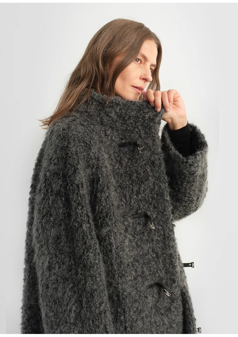 Parisian Affair Long Fur Toggle Coat Firelady Fur