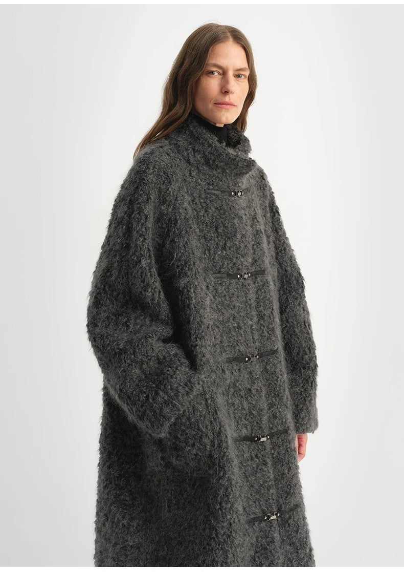 Parisian Affair Long Fur Toggle Coat Firelady Fur