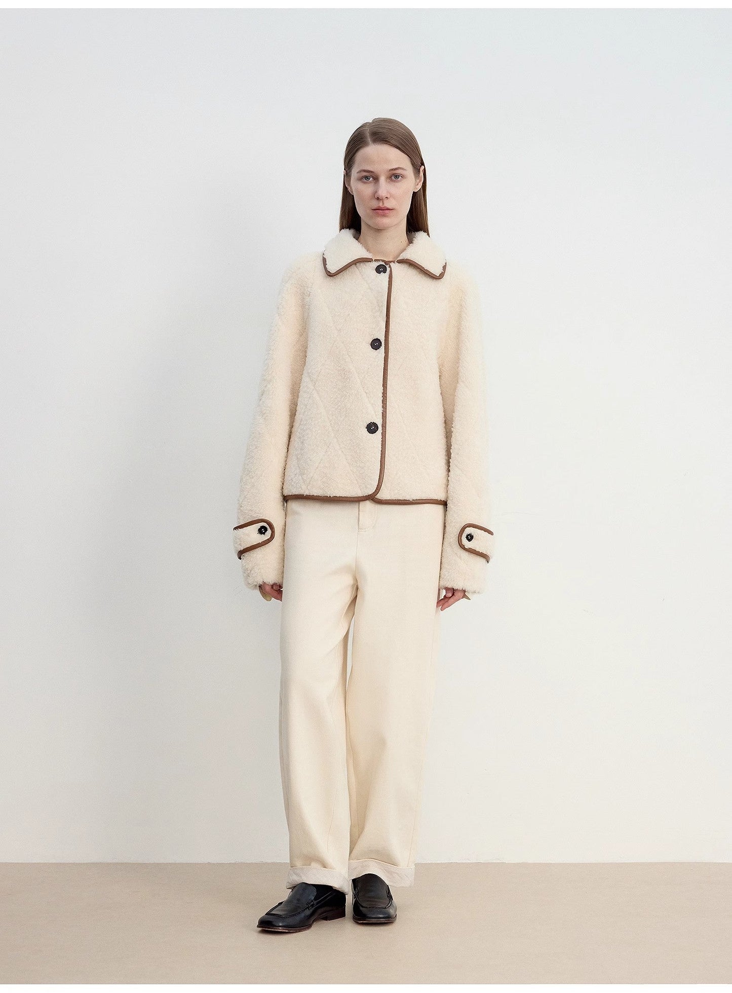 Modern Milk Cafe Merino Sheepskin Jacket Firelady Fur