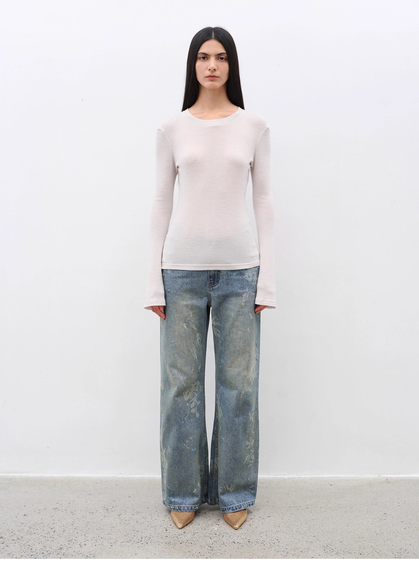 Urban Simplicity White Sweater Firelady Fur
