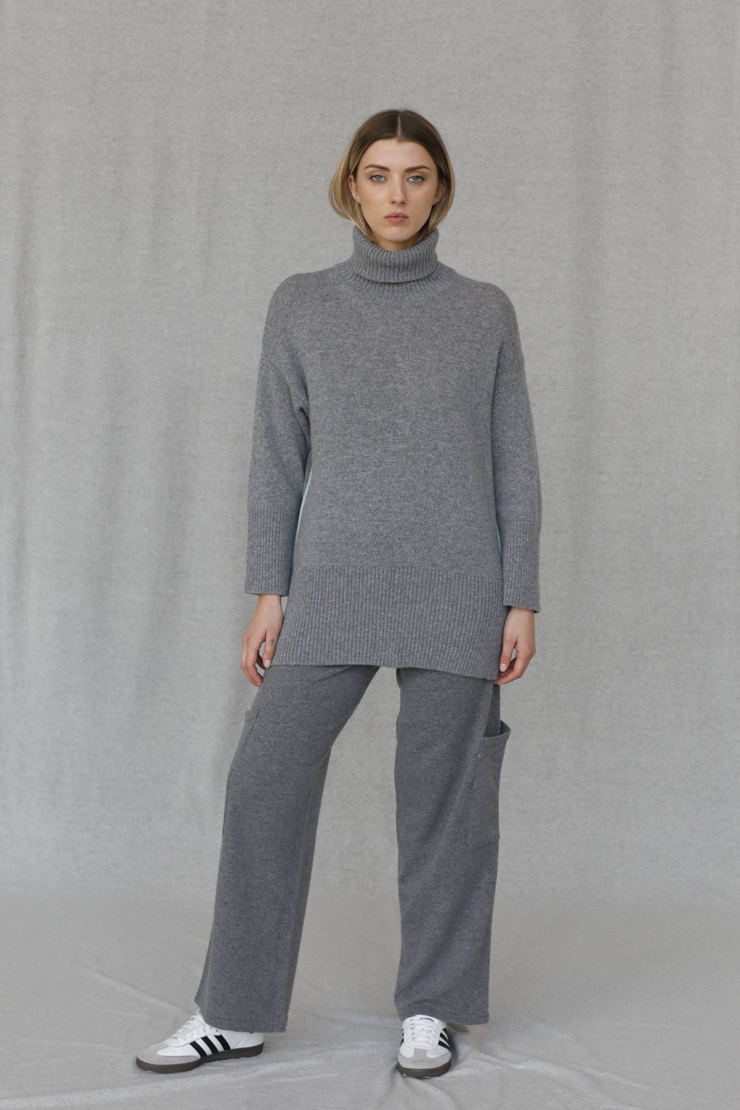 Marilu Knit Wool Pants Tenné