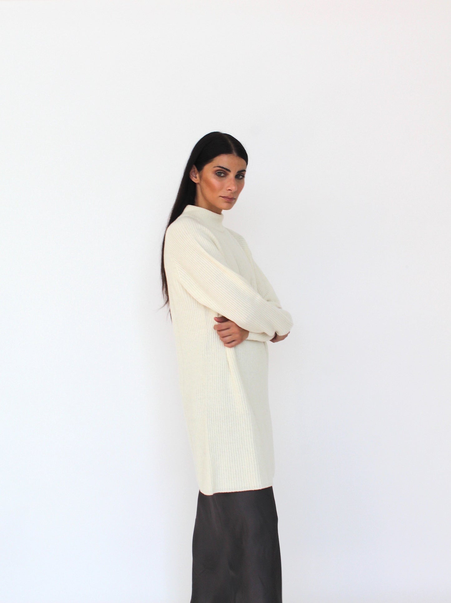 Cashmere-Blend Knit Dress Tenné