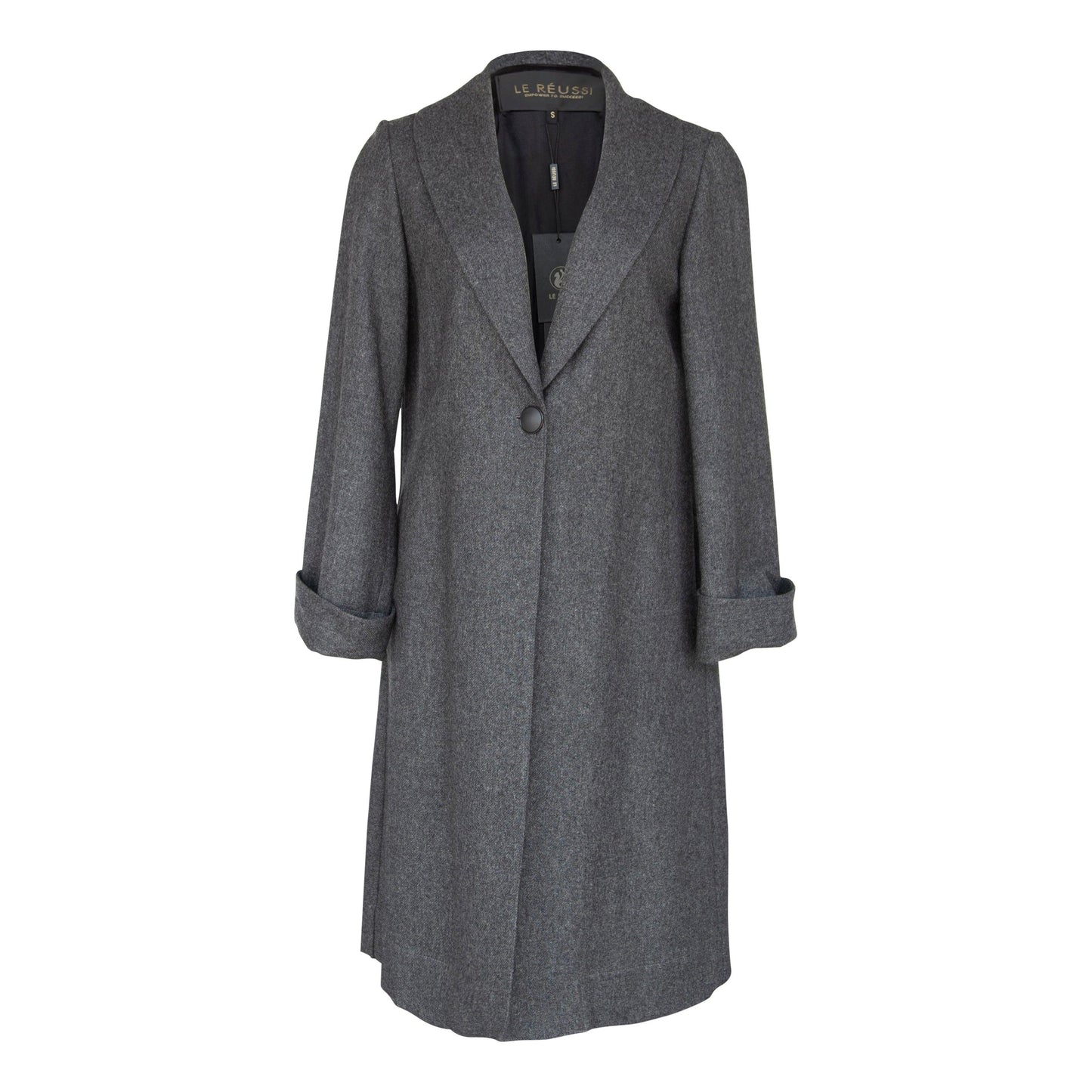Worsted Flannel Long Trench Coat Le Réussi