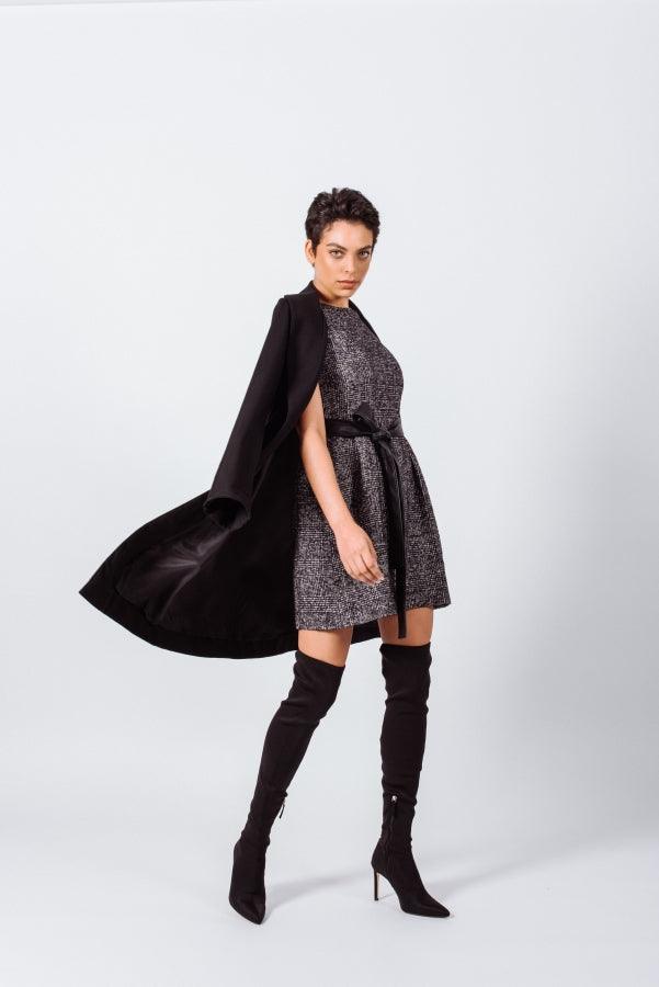 Worsted Flannel Long Trench Coat Le Réussi