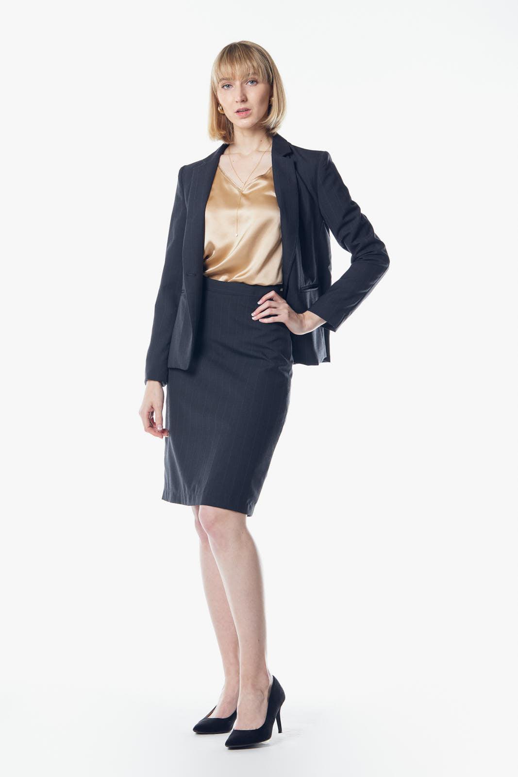Tailoring Dark Grey Blazer Le Réussi