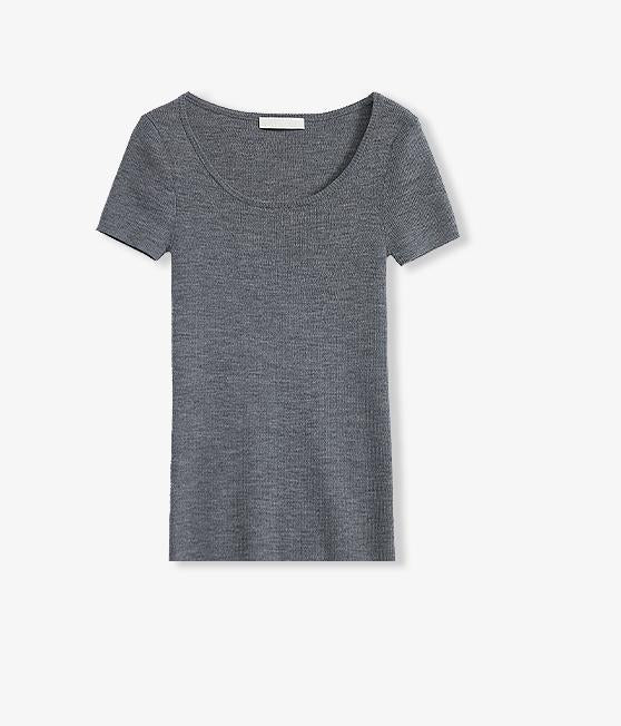 German Yangtze Wool Round-Neck Top Firelady Fur