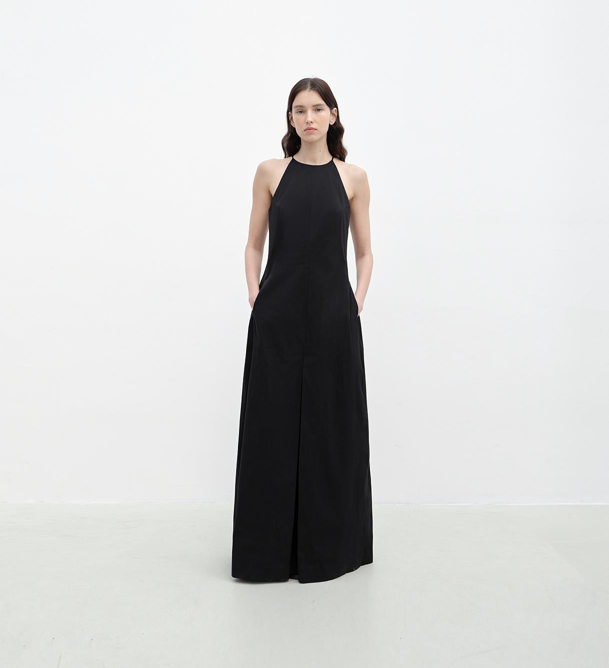 'Piano Music' Halterneck Cocoon Dress Firelady Fur