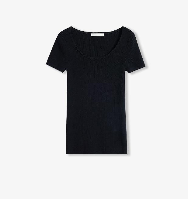 German Yangtze Wool Round-Neck Top Firelady Fur