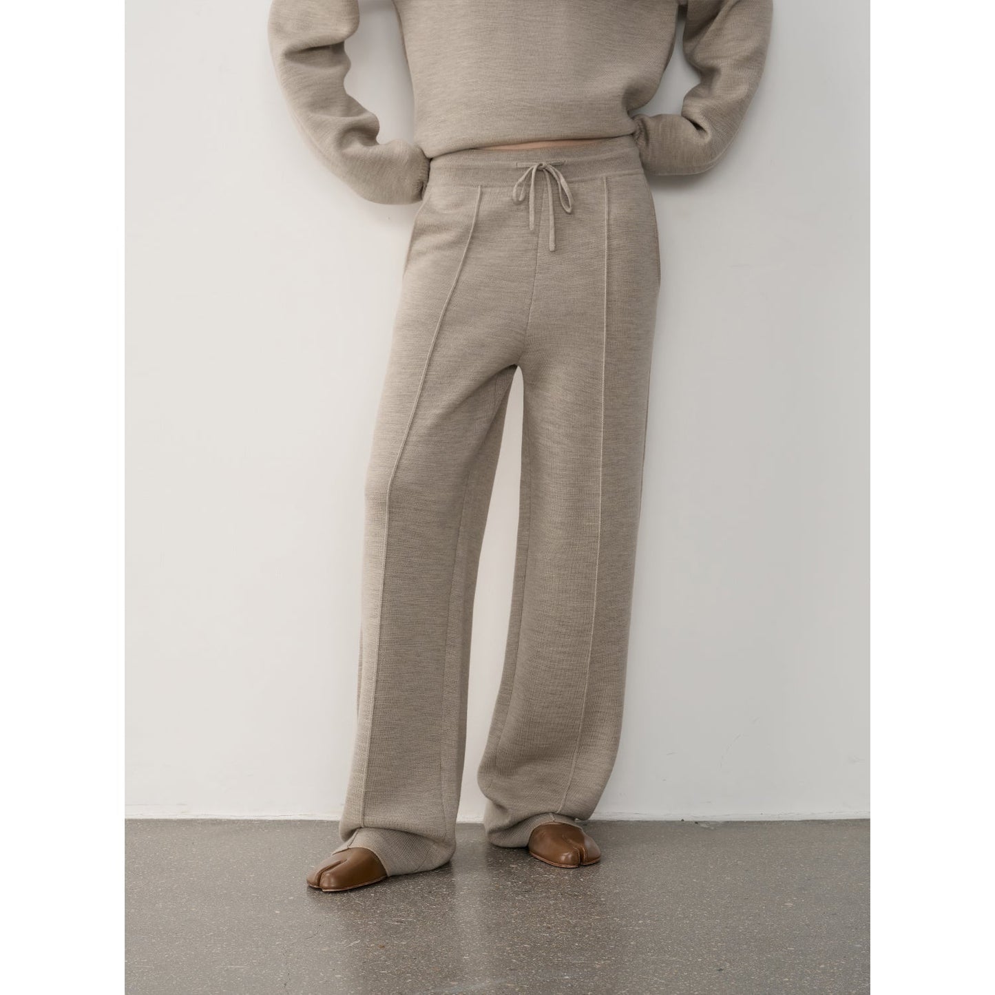 Wool Knit Hooded Set “Urban One” Firelady Fur