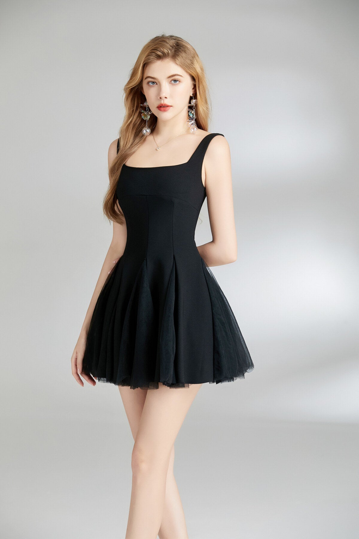 Adelina Pleated Maxi Dress DZA