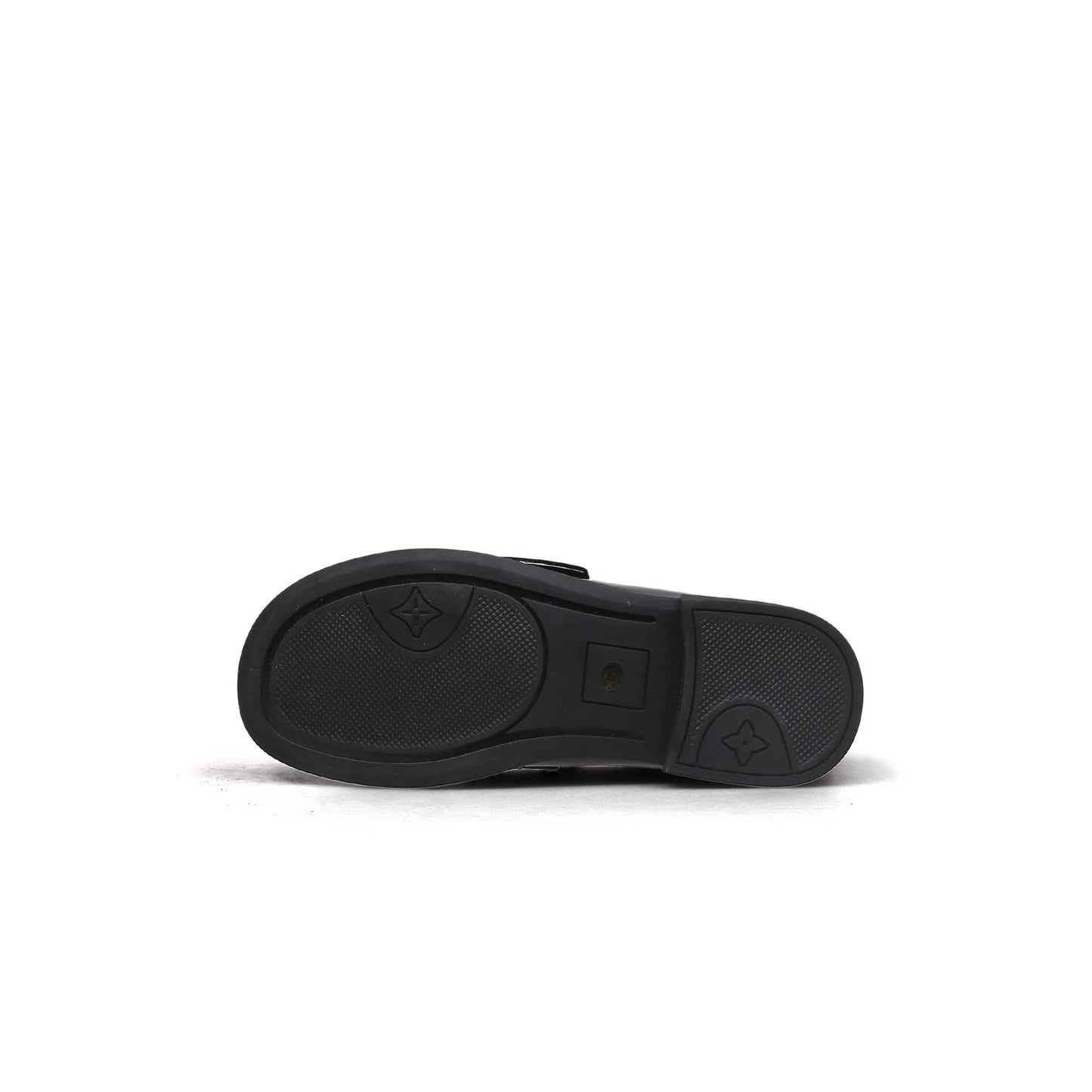 Black Fur-Lined Leather Loafers Jady Rose