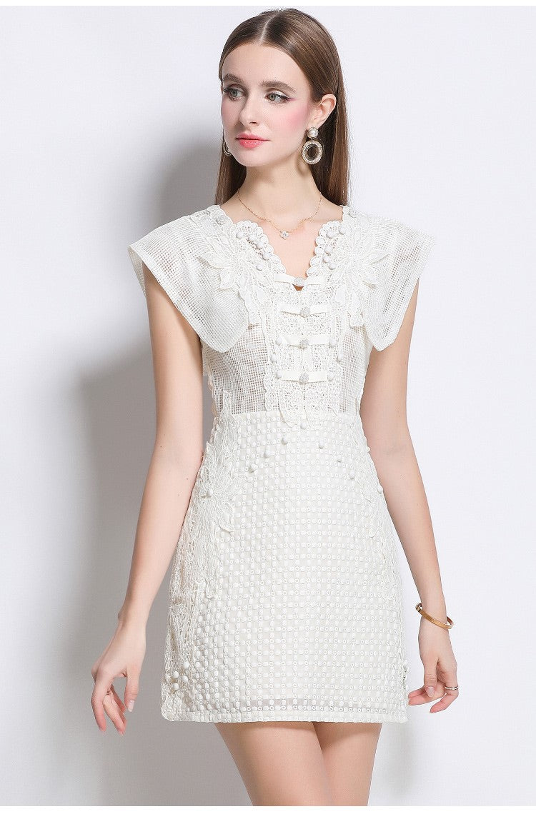 Blanche Cap Sleeve Dress DZA