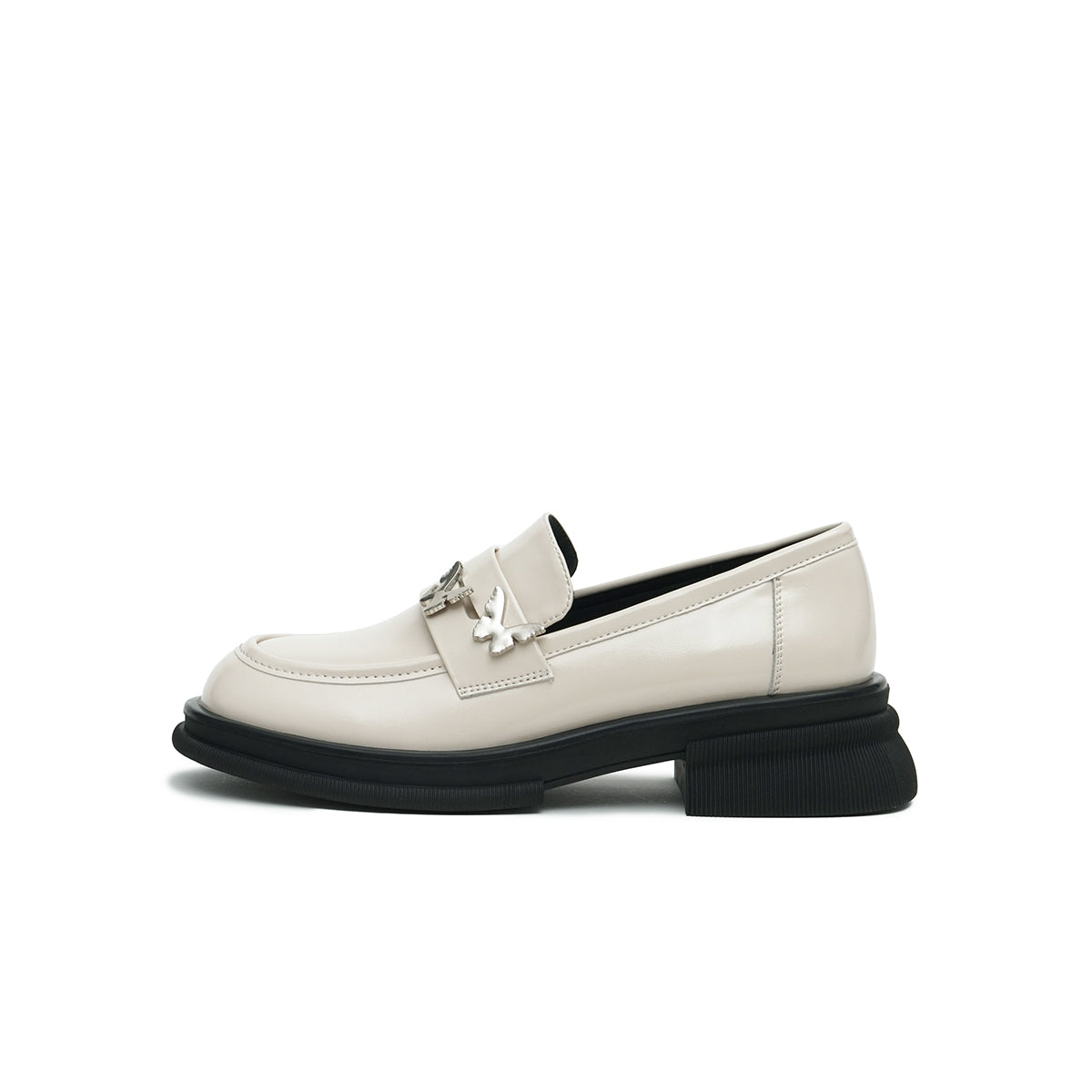 Butterfly Flat British-Style Loafers Masoomake