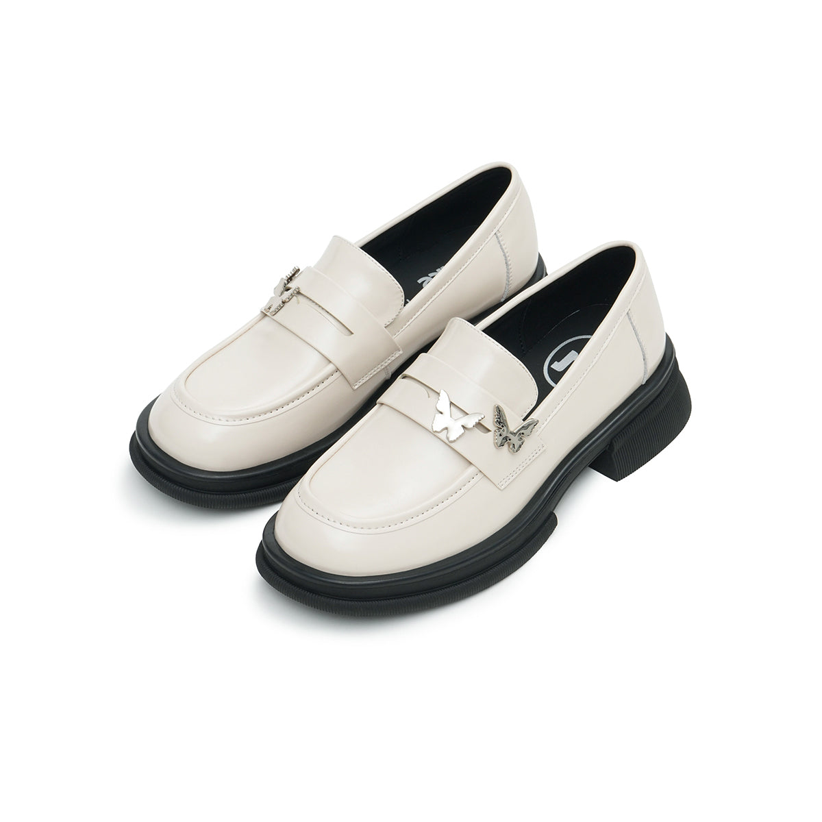 Butterfly Flat British-Style Loafers Masoomake