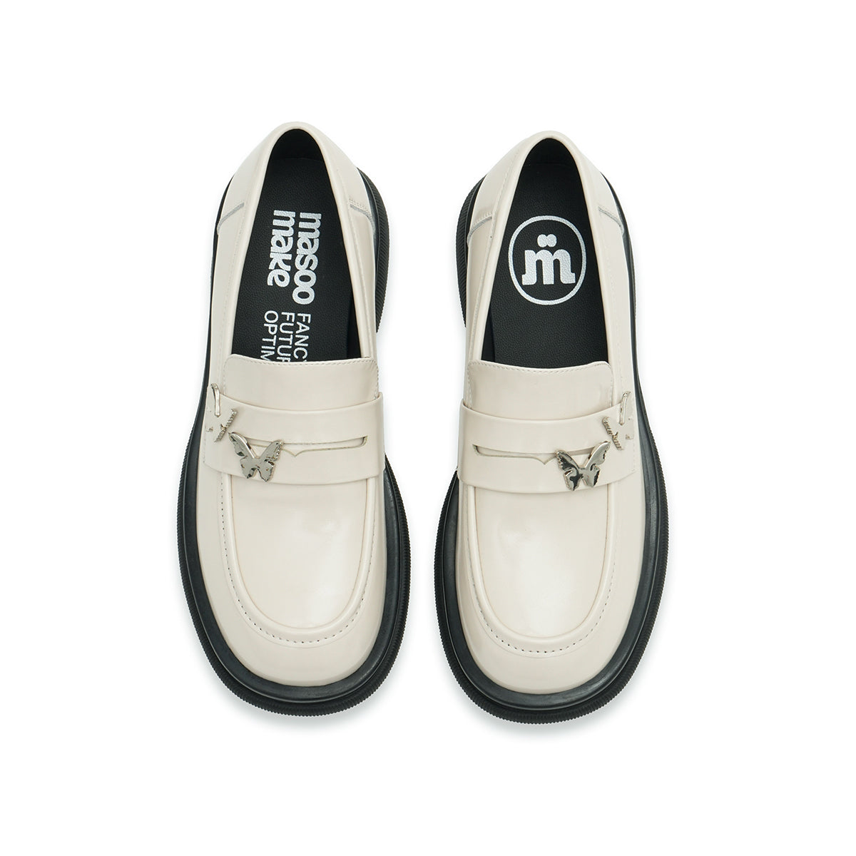 Butterfly Flat British-Style Loafers Masoomake
