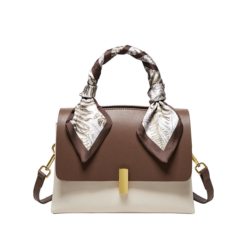Chocolate Scarf Handbag Nalandu