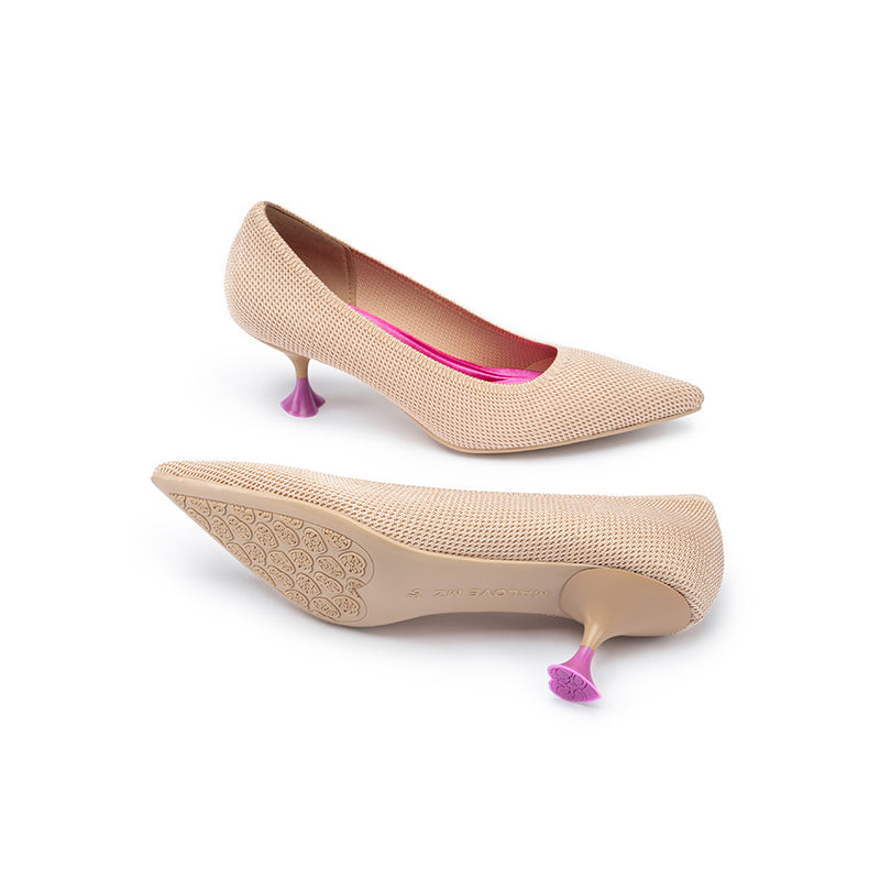 Classy Pointed Toe Kitten Heels MALOVE MZ
