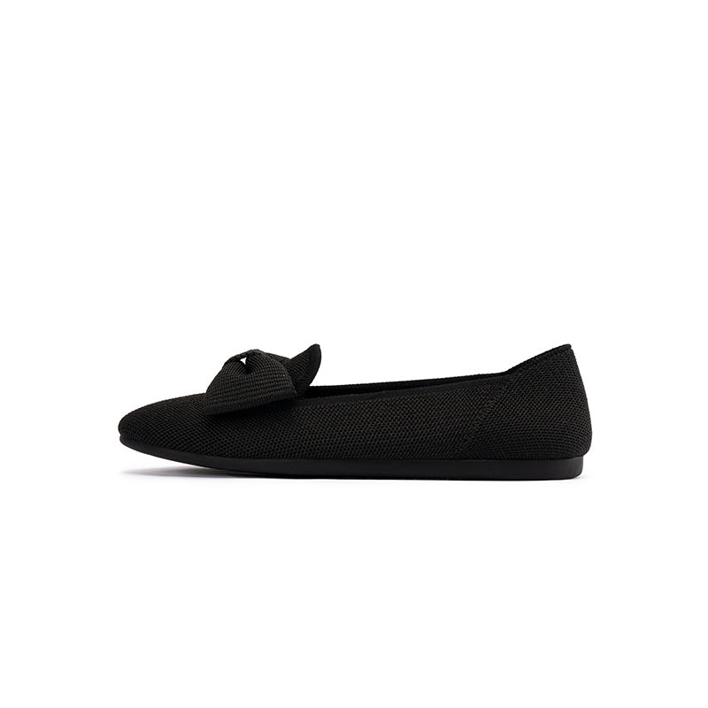 Elegant Bow Round Toe Flats MALOVE MZ