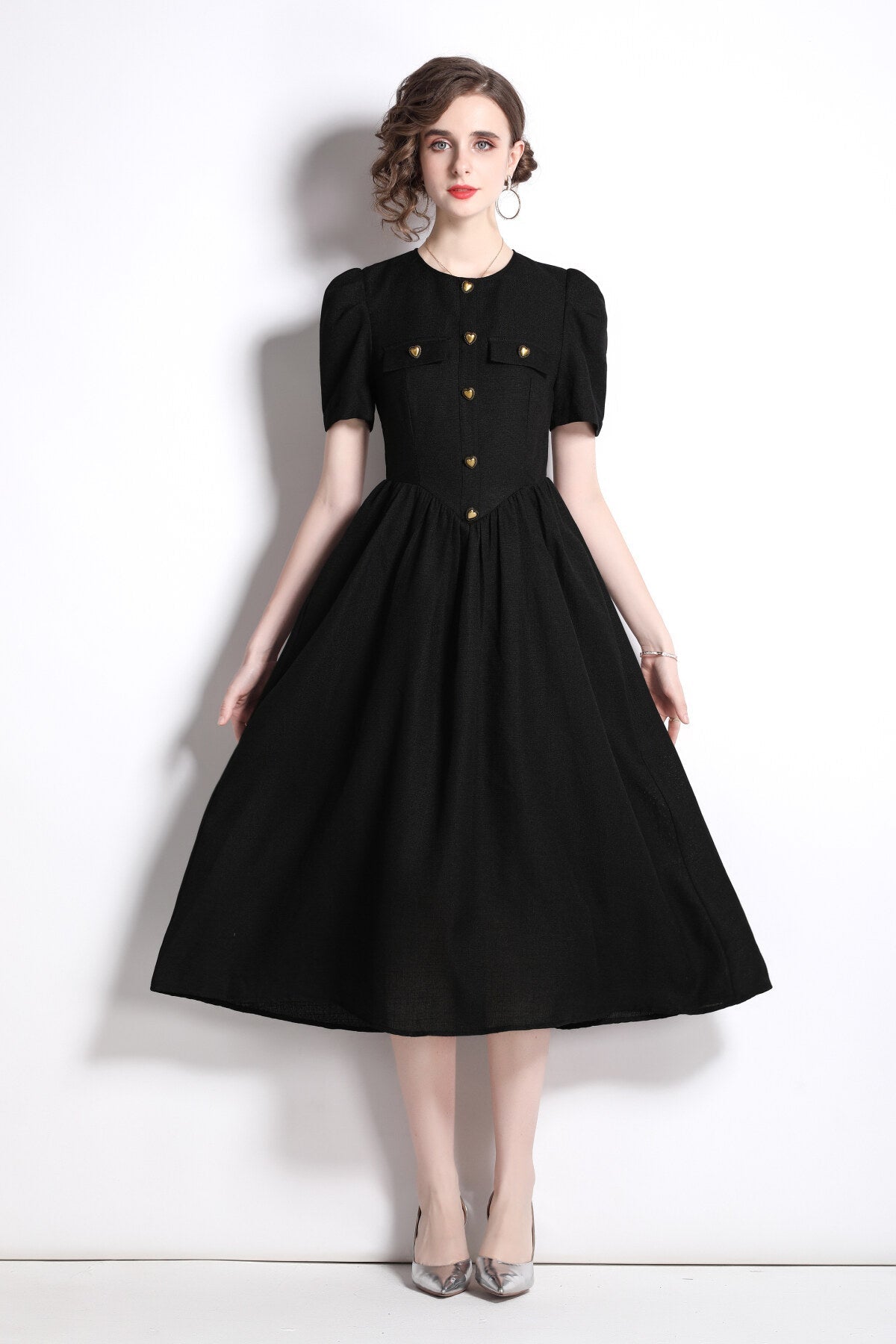 Elegant Black Dress DZA