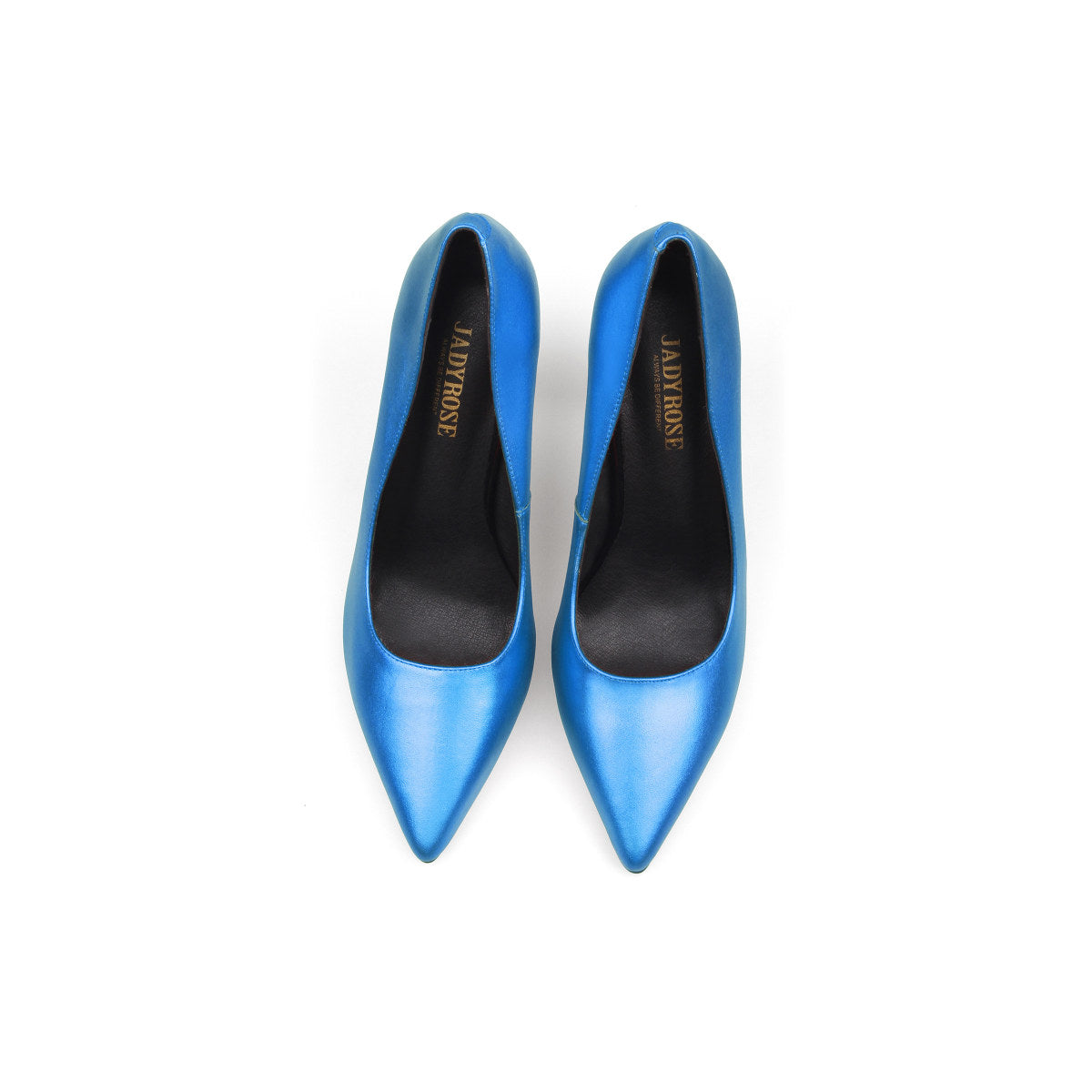 Metallic Point Toe Pumps Jady Rose