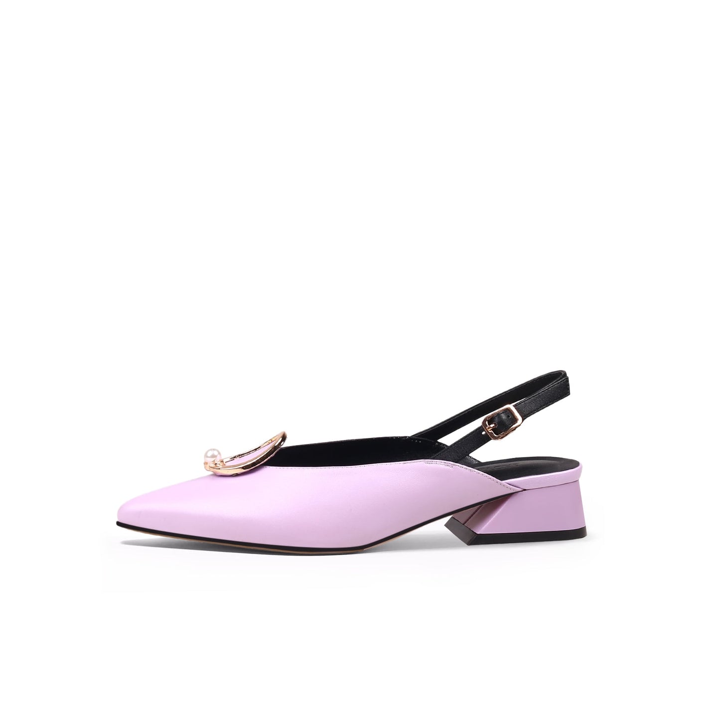 Retro Leather Slingback Sandals Jady Rose