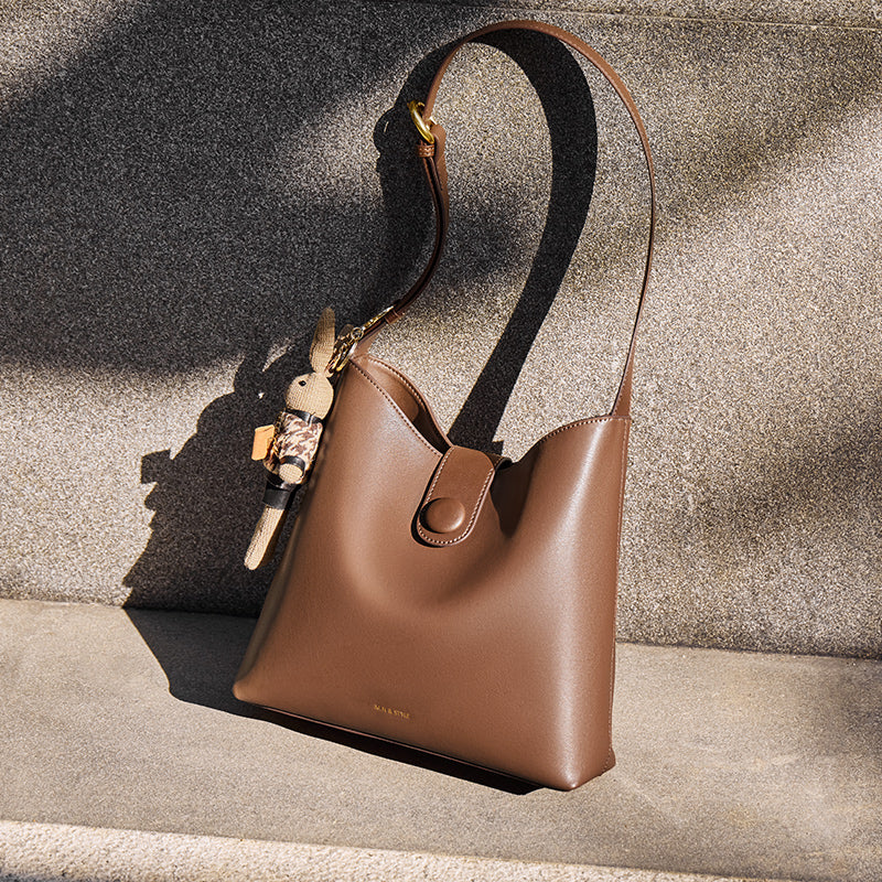Retro Brown Leather Shoulder Bag Nalandu