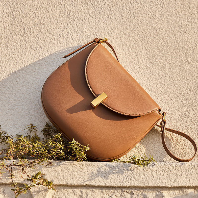 Saddle Leather Crossbody Bag Nalandu
