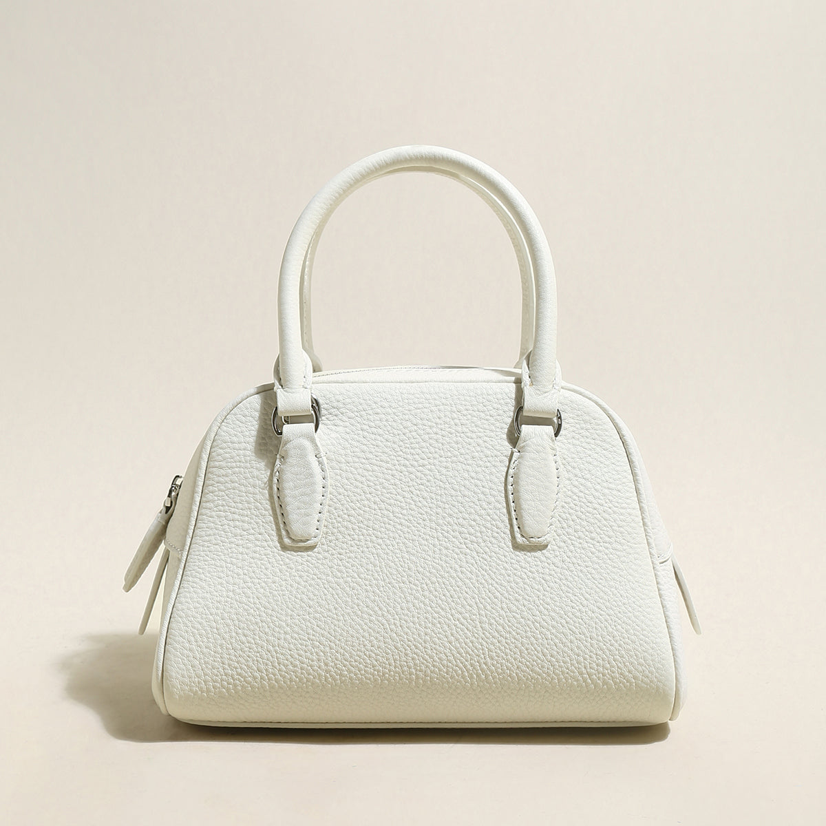 Simple Leather Bowling Bag Cilela
