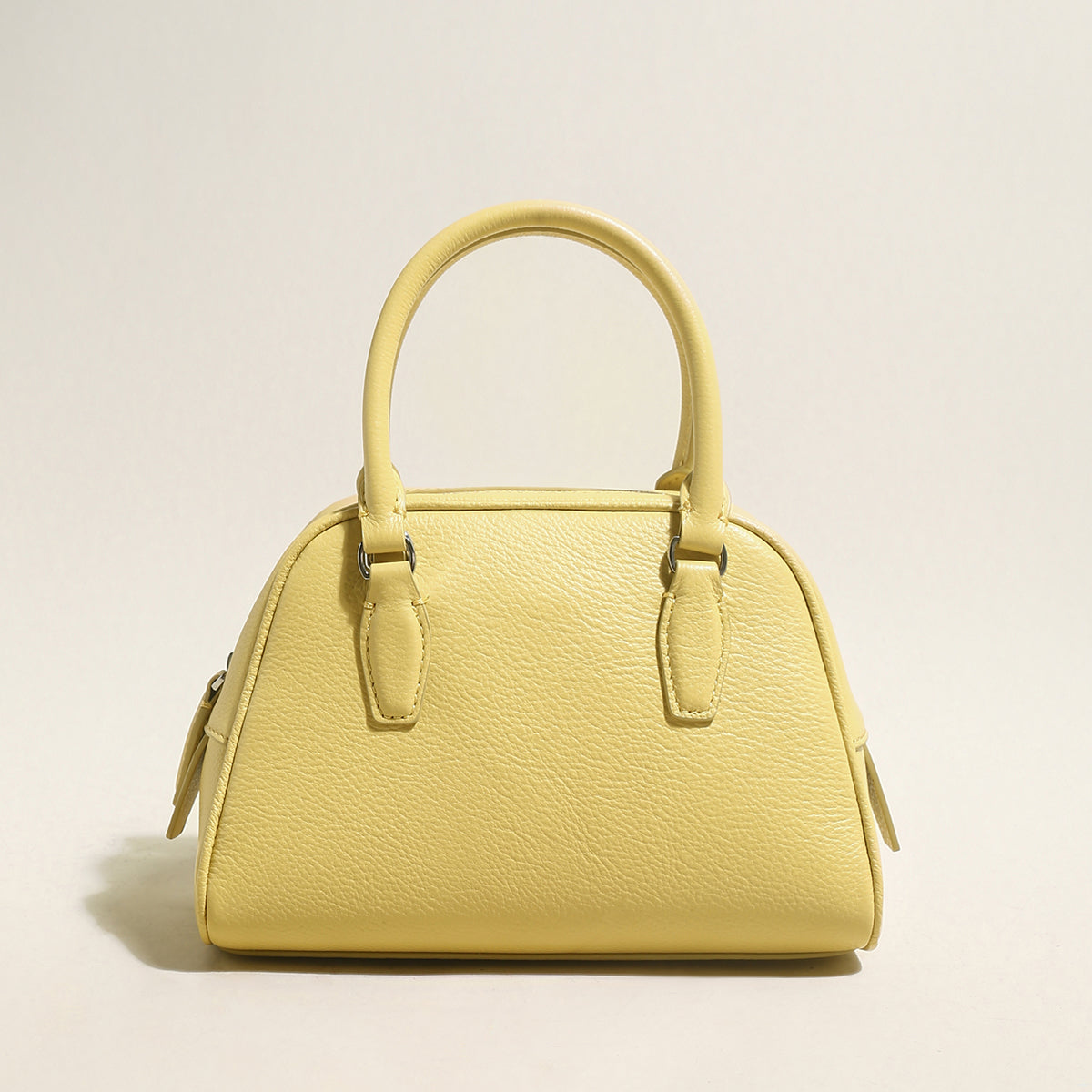 Simple Leather Bowling Bag Cilela