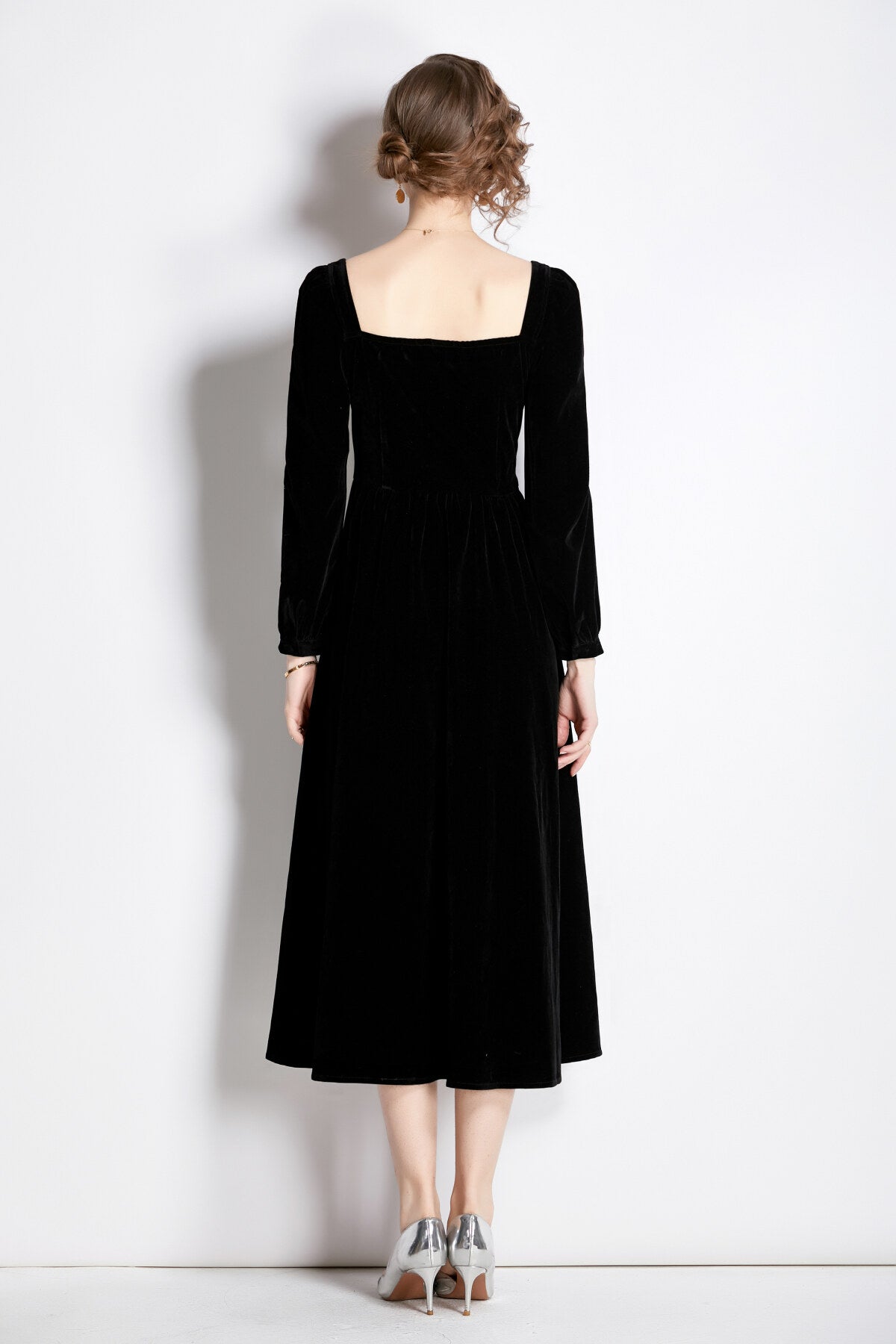 Vintage Velvet Sweetheart Dress DZA