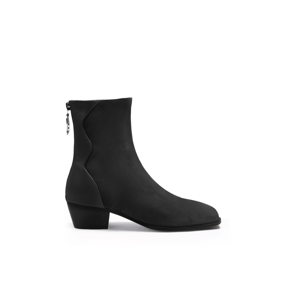 Suede Block Heel Boots Jady Rose