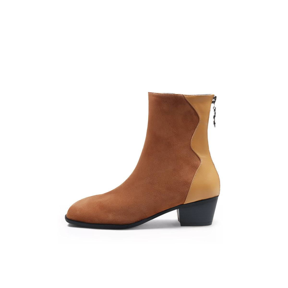Suede Block Heel Boots Jady Rose