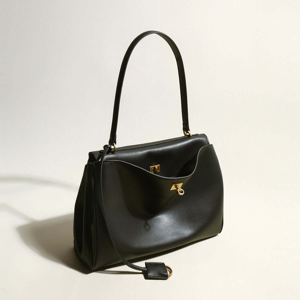 Black Satchel Bag Cilela