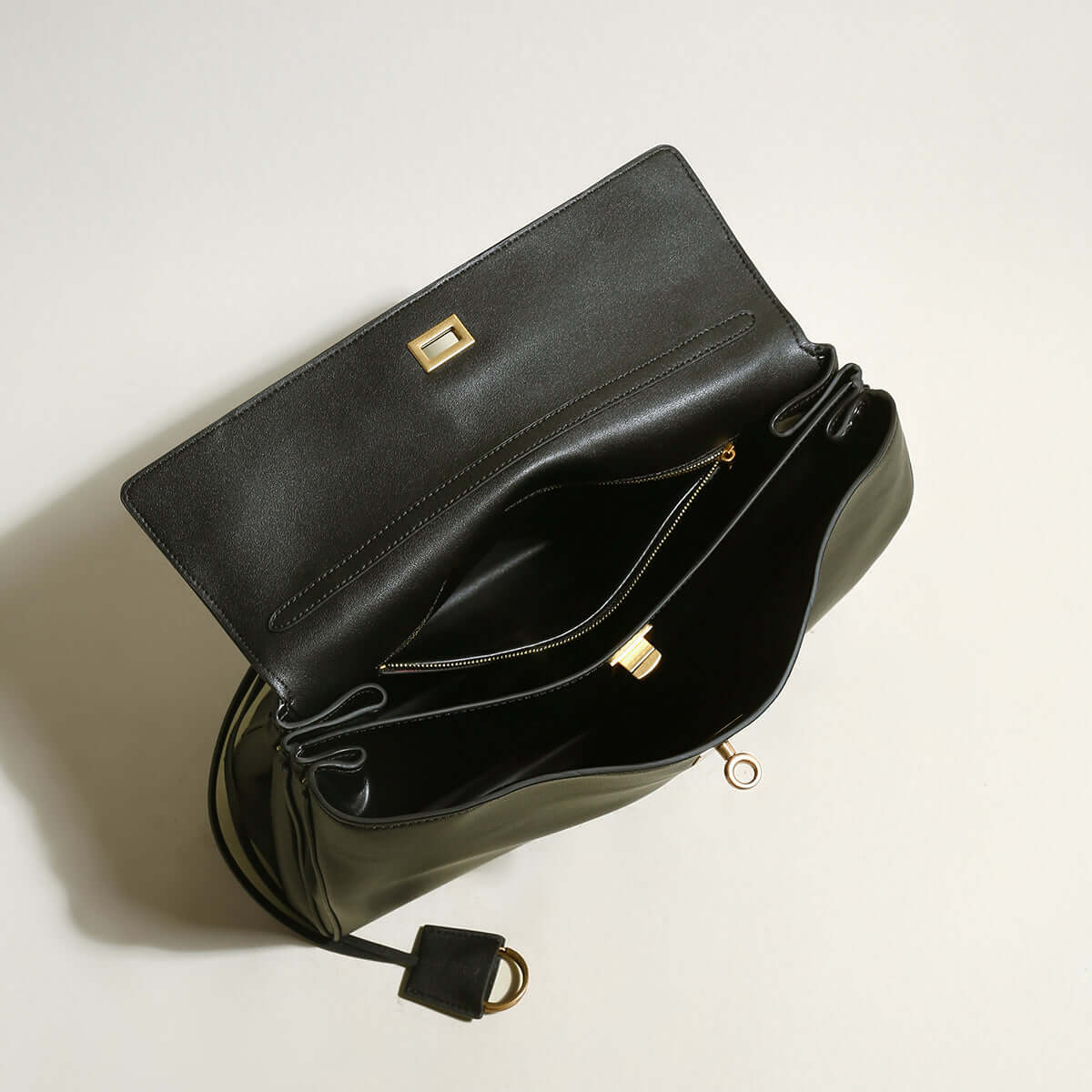 Black Satchel Bag Cilela