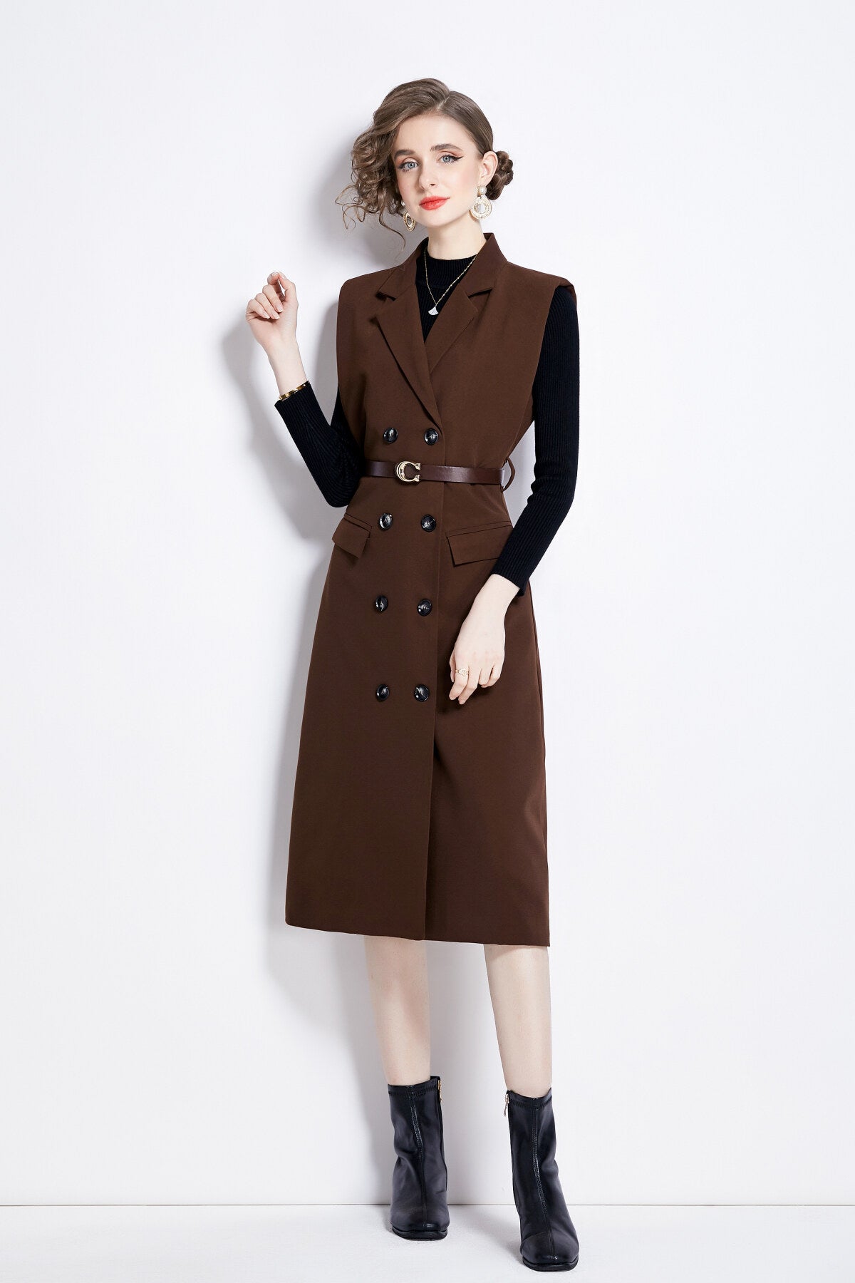 Double-Breasted Blazer Dress DZA