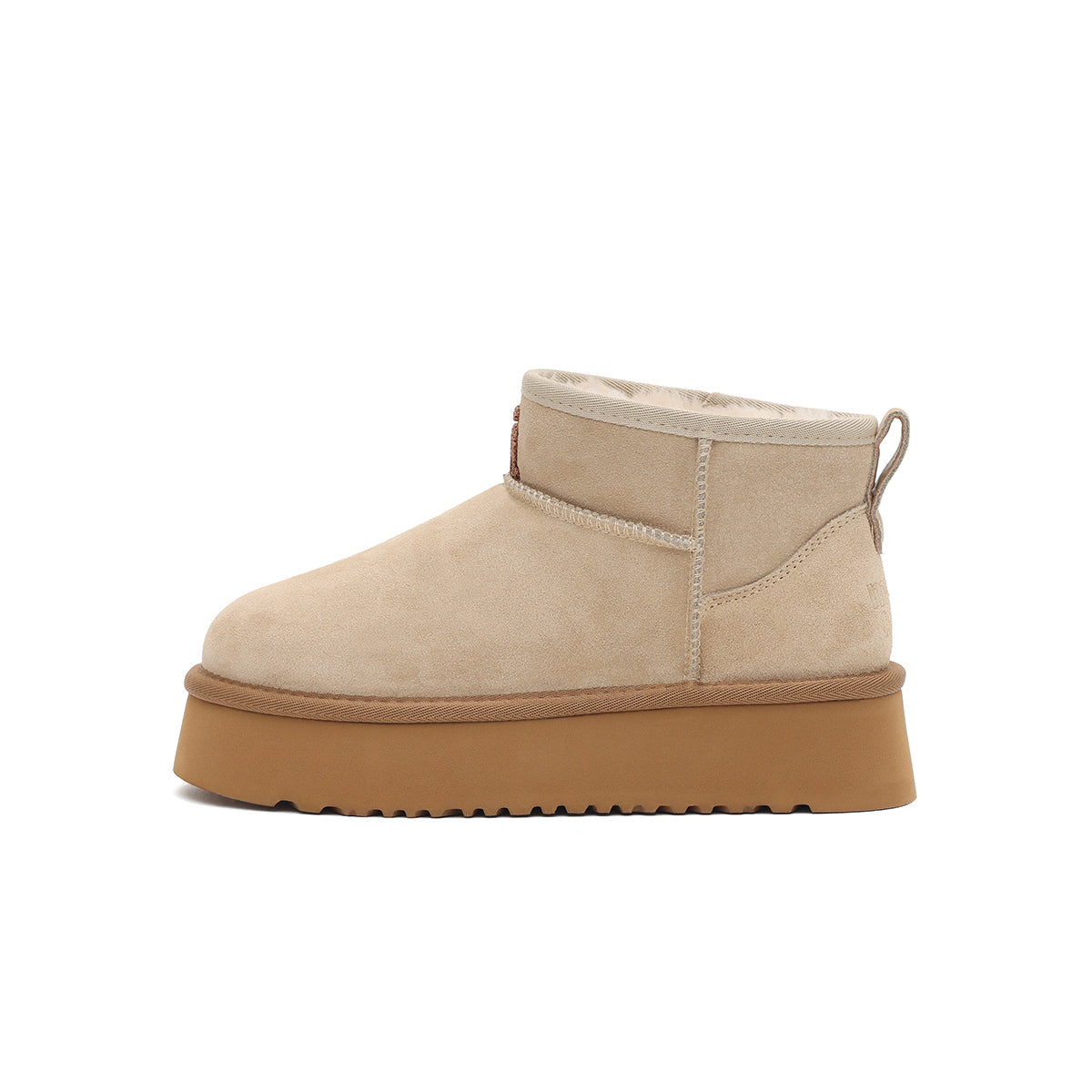 Fleece-Lined Ankle Snow Boots Masoomake