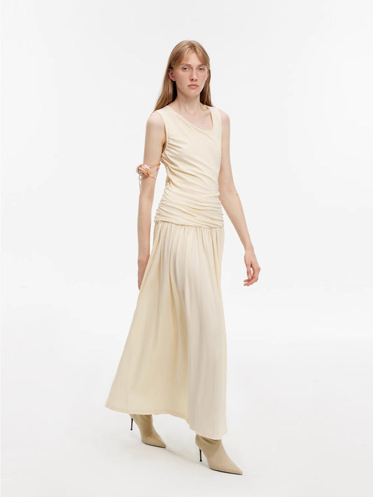Casual Commuting Mercerized Cotton Dress Firelady Fur