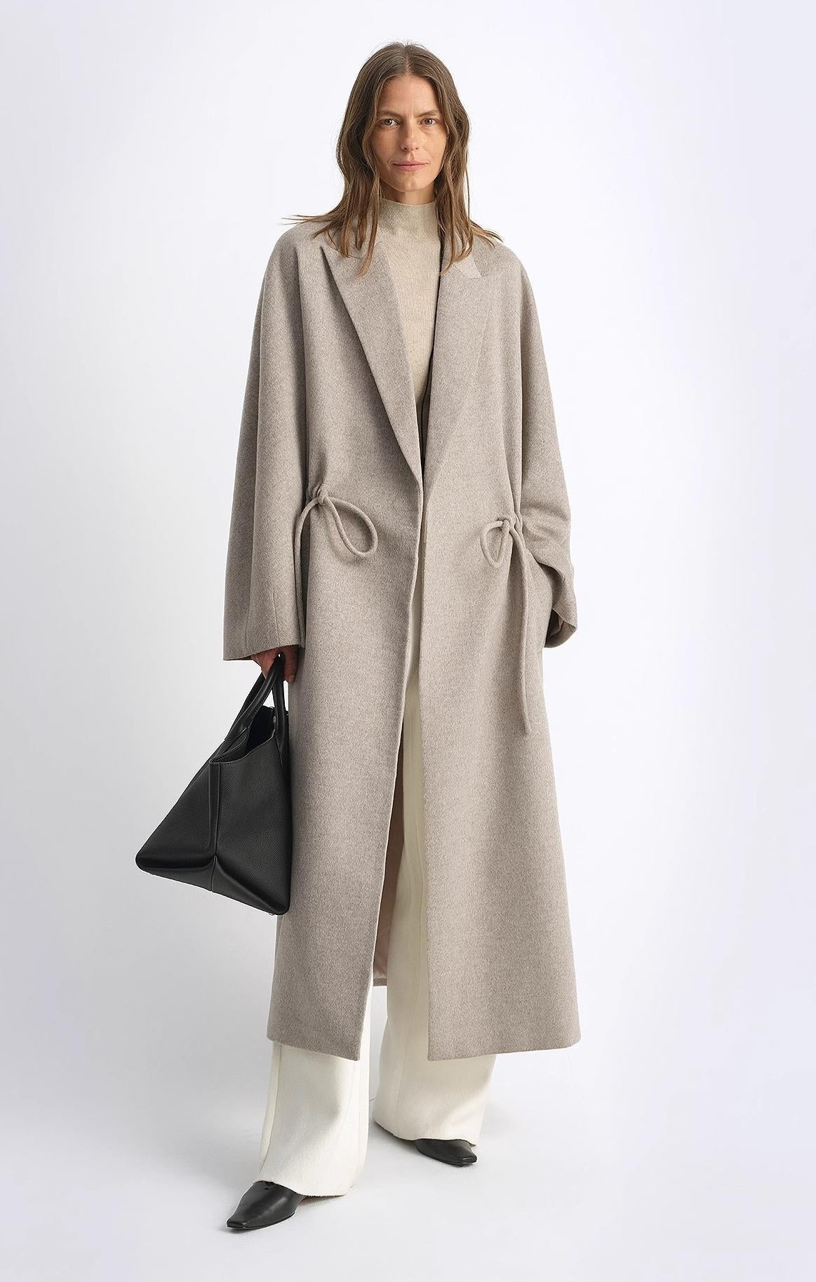 Desert Heart Wool Mid-Length Coat Firelady Fur