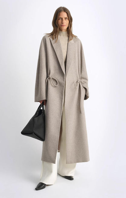 Desert Heart Wool Mid-Length Coat Firelady Fur