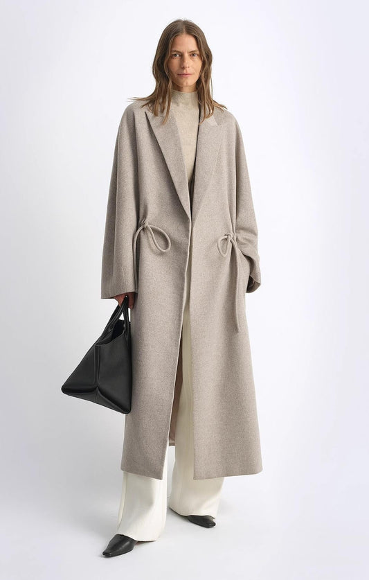 Desert Heart Wool Mid-Length Coat Firelady Fur