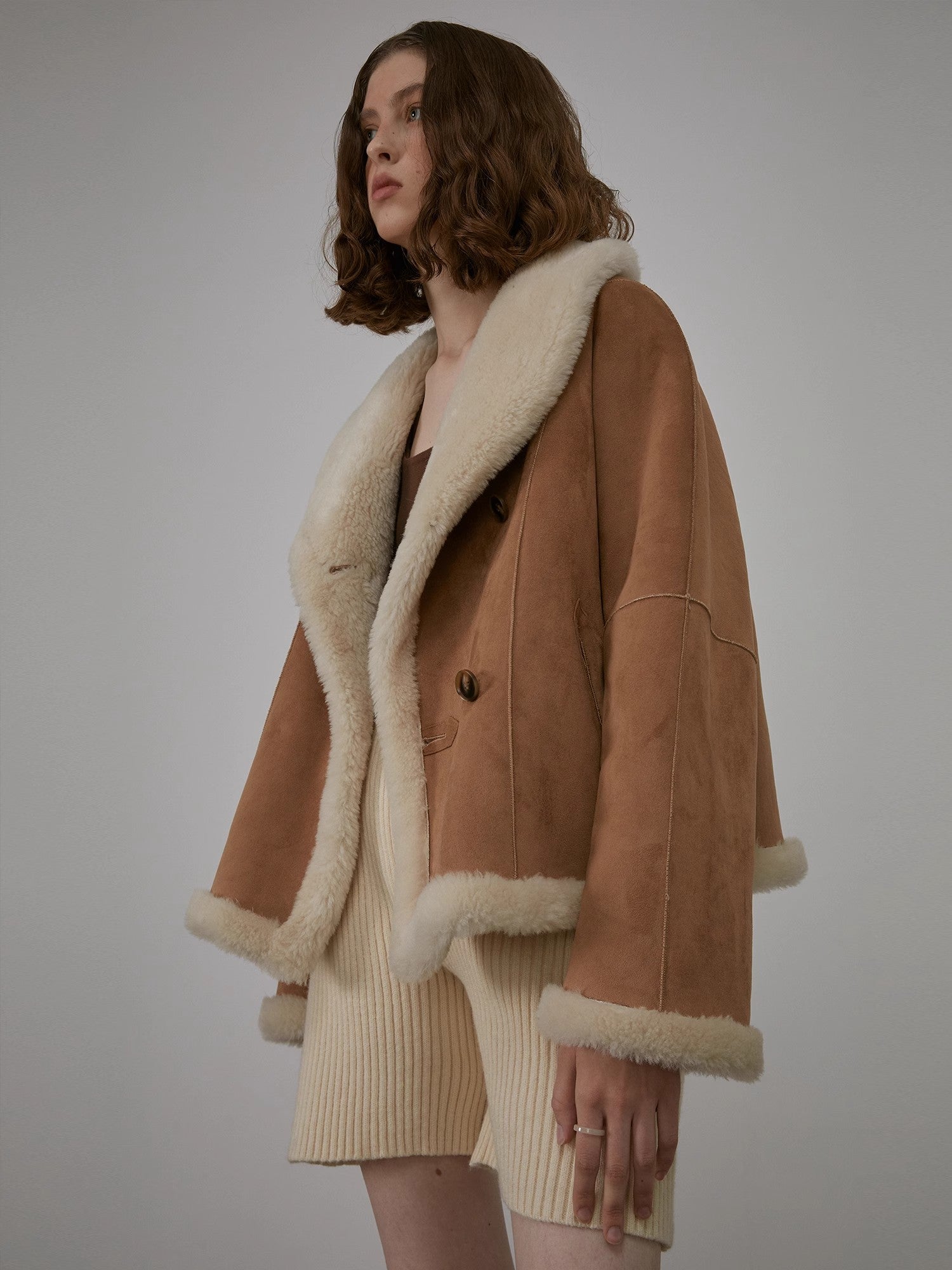 Bella Poetry Reversible Shearling Jacket Firelady Fur