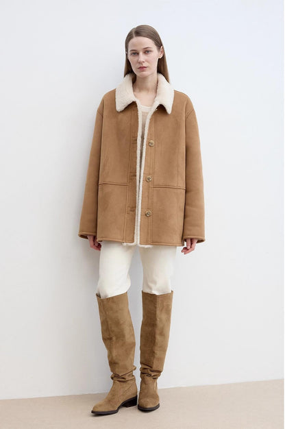 Reversible Sheepskin-Look Jacket “Vintage Manor” Firelady Fur