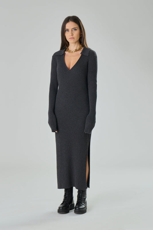 Cashmere-Blend Knit Dress Tenné